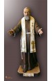 Statua Padre Pio Accogliente con stola 180cm